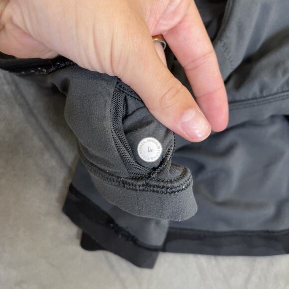 Lululemon Align Tank Top Crop Grey & Black Camo Athletic Athleisure Yoga Sz. 4 - Picture 7 of 12